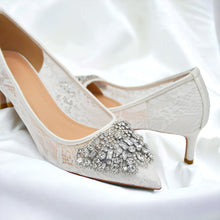 Load image into Gallery viewer, Bridal Shoes Butterfly Rhinestone Applique Patches