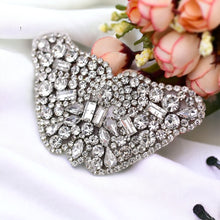 Load image into Gallery viewer, Bridal Shoes Butterfly Rhinestone Applique Patches